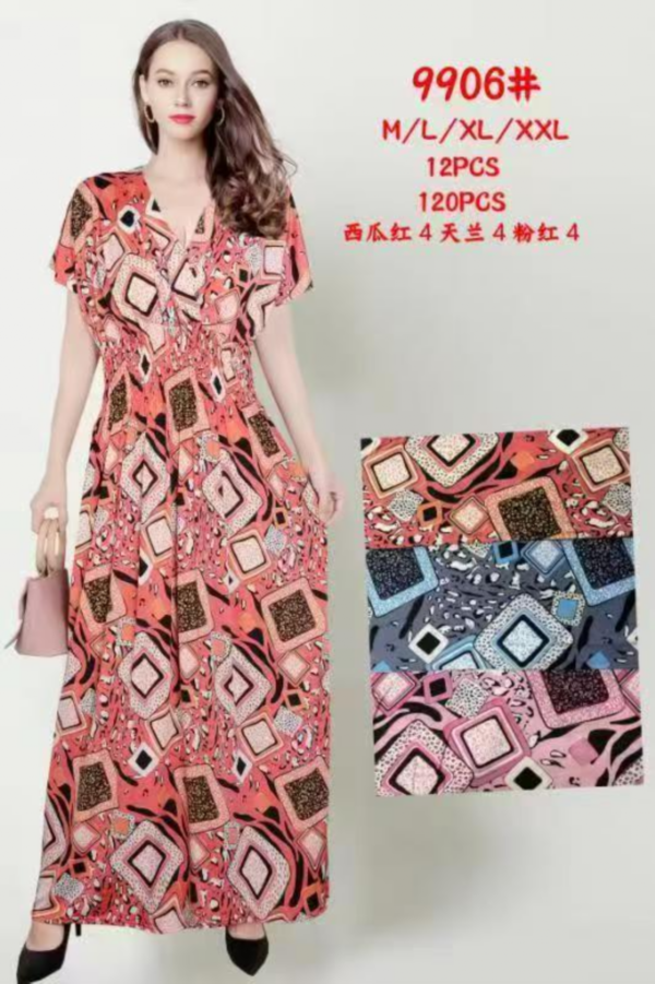 Sukienki damskie Roz M/L-XL/2XL , Mix Kolor Paczka 12 szt